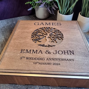 Personalised Board Games Collection Gift Box
