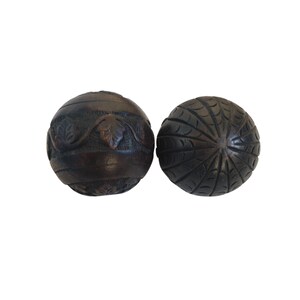 Hand carved African ball, balls.