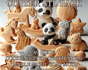 Paquete de 49 cortadores STL: perlas aromáticas, velas y aromas frescos (descarga digital)