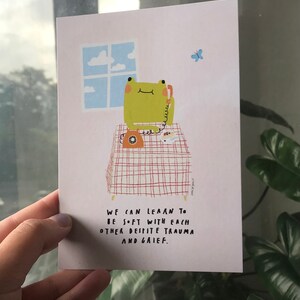 Postcard "soft froggo"