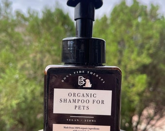 Champú para perros natural y orgánico, champú para perros para pieles sensibles