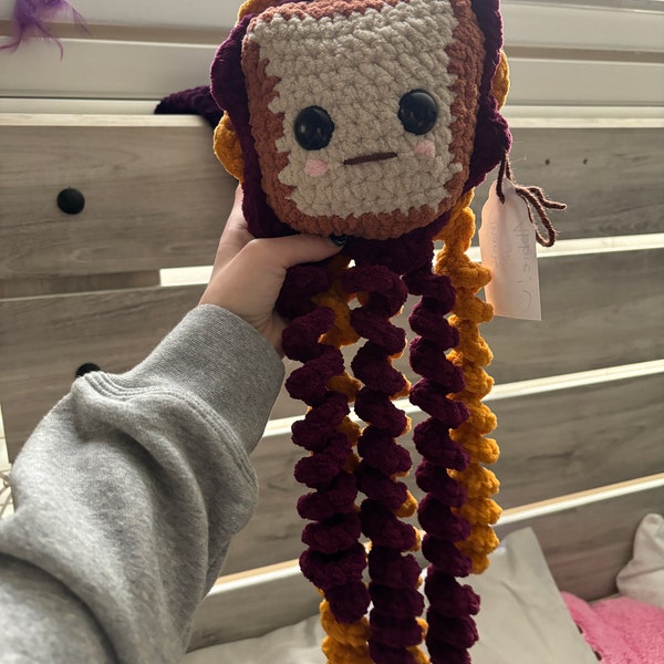 crochet handmade peanut butter jellyfish