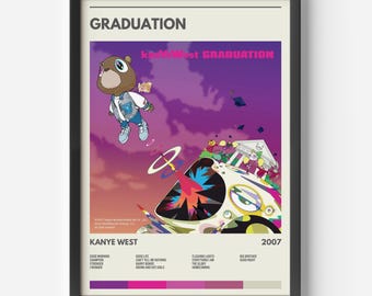 Kanye West - Graduation - Album Poster Print