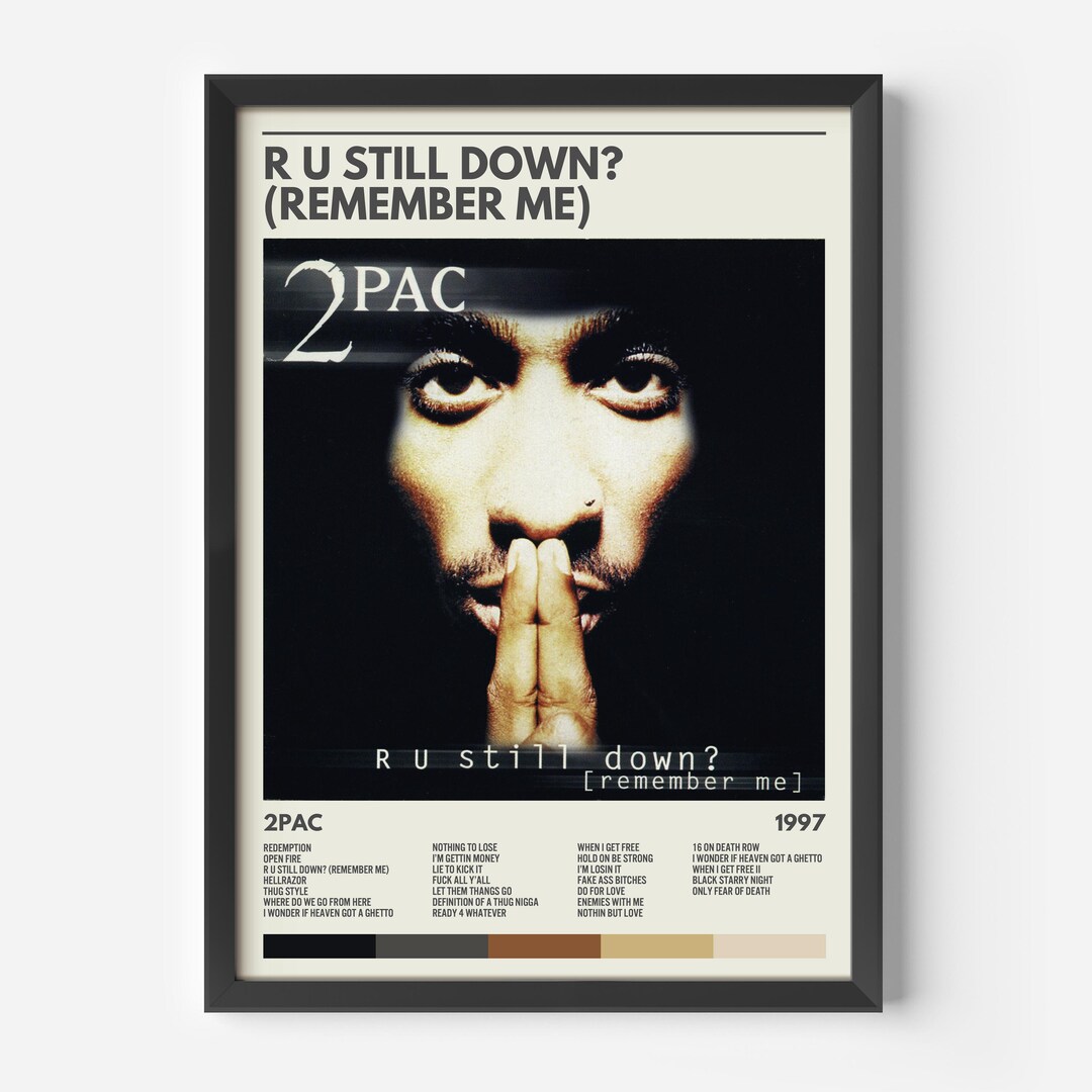 2pac - R U Still Down Remember Me - Album Poster Print - Etsy