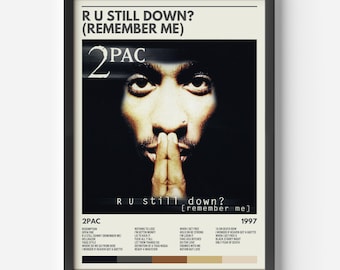 2pac - R U Still Down Remember Me - Album Poster Print - Etsy