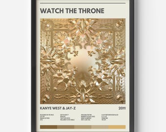 Kanye West - Watch The Throne - Album Poster Print