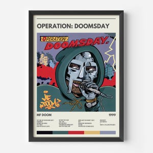 MF DOOM - Operation Doomsday - Album Poster Print