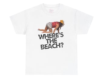 Camiseta de Jersey Shore "¿Dónde está la playa Snooki?"