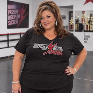 Dance Moms Abby Lee Miller Halloweenkostym ALDC T-shirt med strass-motiv
