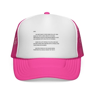 Jersey Shore The Note Trucker Kappe