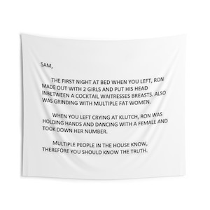Jersey Shore The Note Wandbehang