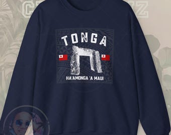 Tonga Haamonga a Maui Sweatshirt, Tonga Landmark Crewneck