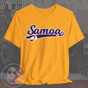 American Samoa Flag Tee, Graphic Tee, Samoan Pride Shirt, Comfortable Casual Wear, Polynesian Clothing