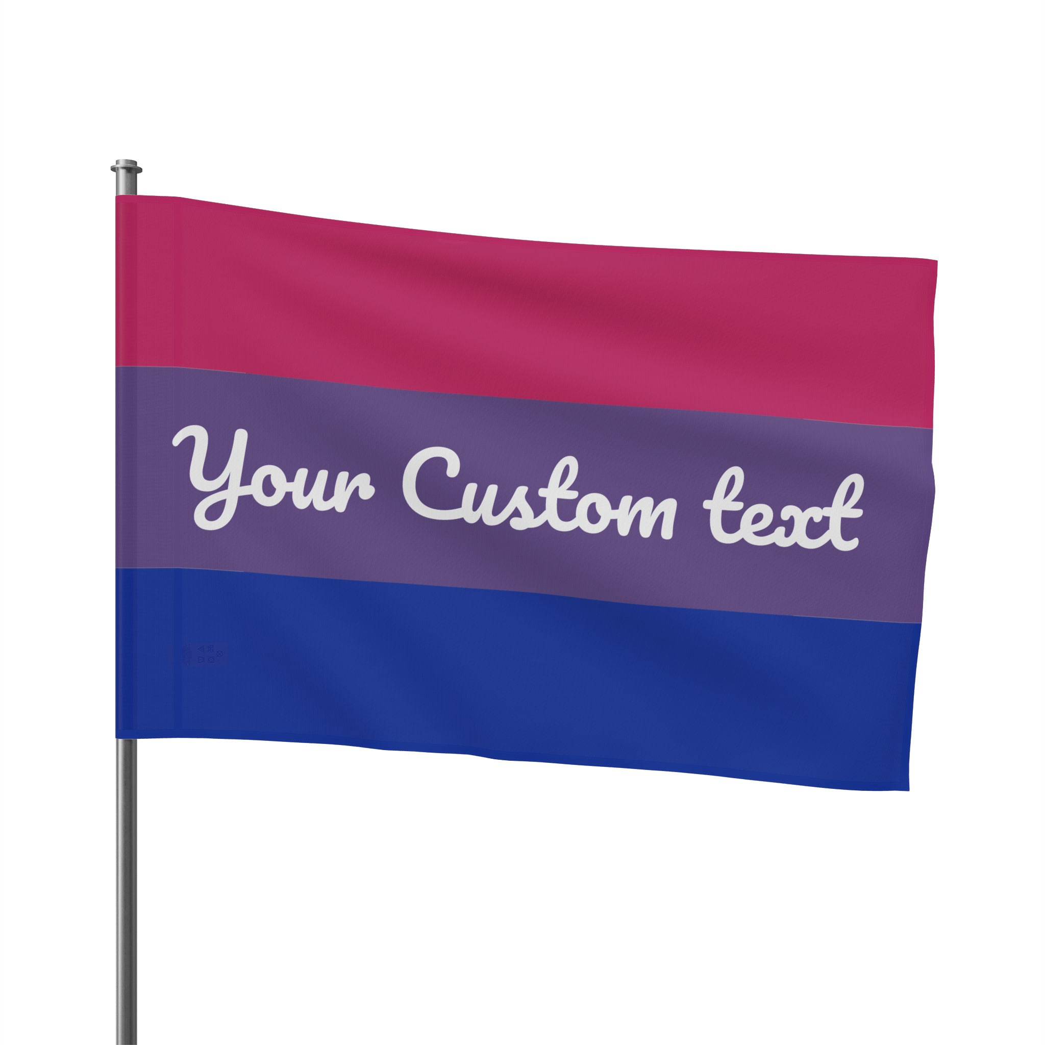 Bisexual Pride Flag Custom Personalized Durable - Etsy