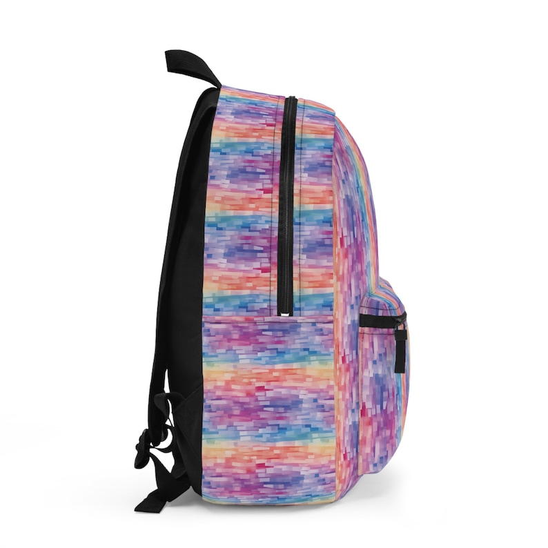 Mosaic Print Pattern Backpack main image 1