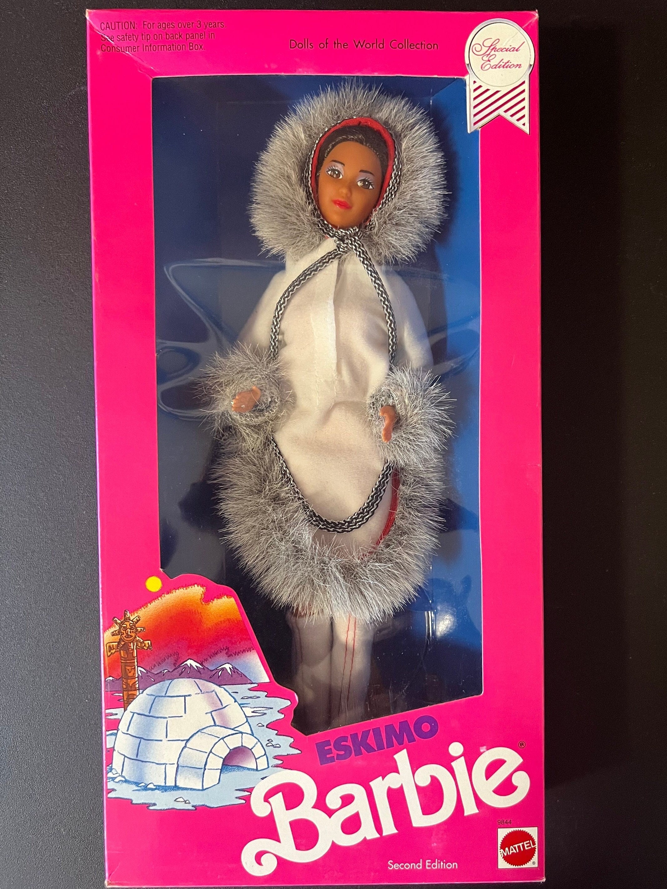 Eskimo Barbie Doll 1990 Special Edition Dolls of the World