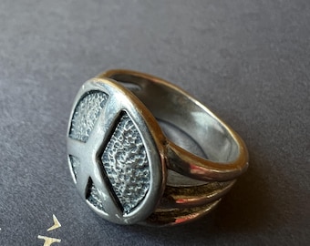 Silpada Sterling Silver Peace Sign Ring - Size 7