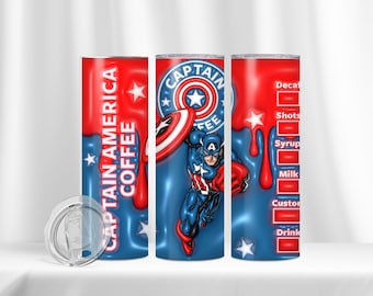 Starbucks Superheroes 20oz Skinny Tumbler Stainless Steel with Leakproof Slider Lid and Straw Coffee Water Hot or Cold Drinks Gifts for Kids