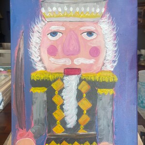 Moody Blue Nutcracker