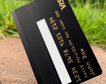 Convert Your Plastic Credit Debit Card to Metal Today Metal Credit Card, EMV Chip Magnetic Stripe Metal Luxury Card Free Mockup Design Free