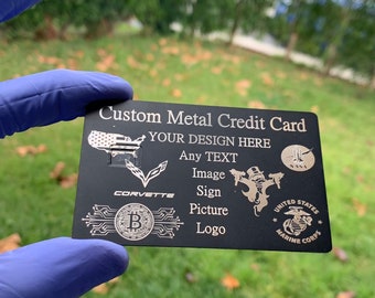 Convert Your Plastic Credit Debit Card to Metal Today Metal Credit Card, EMV Chip Magnetic Stripe Metal Luxury Card Free Mockup Design Free