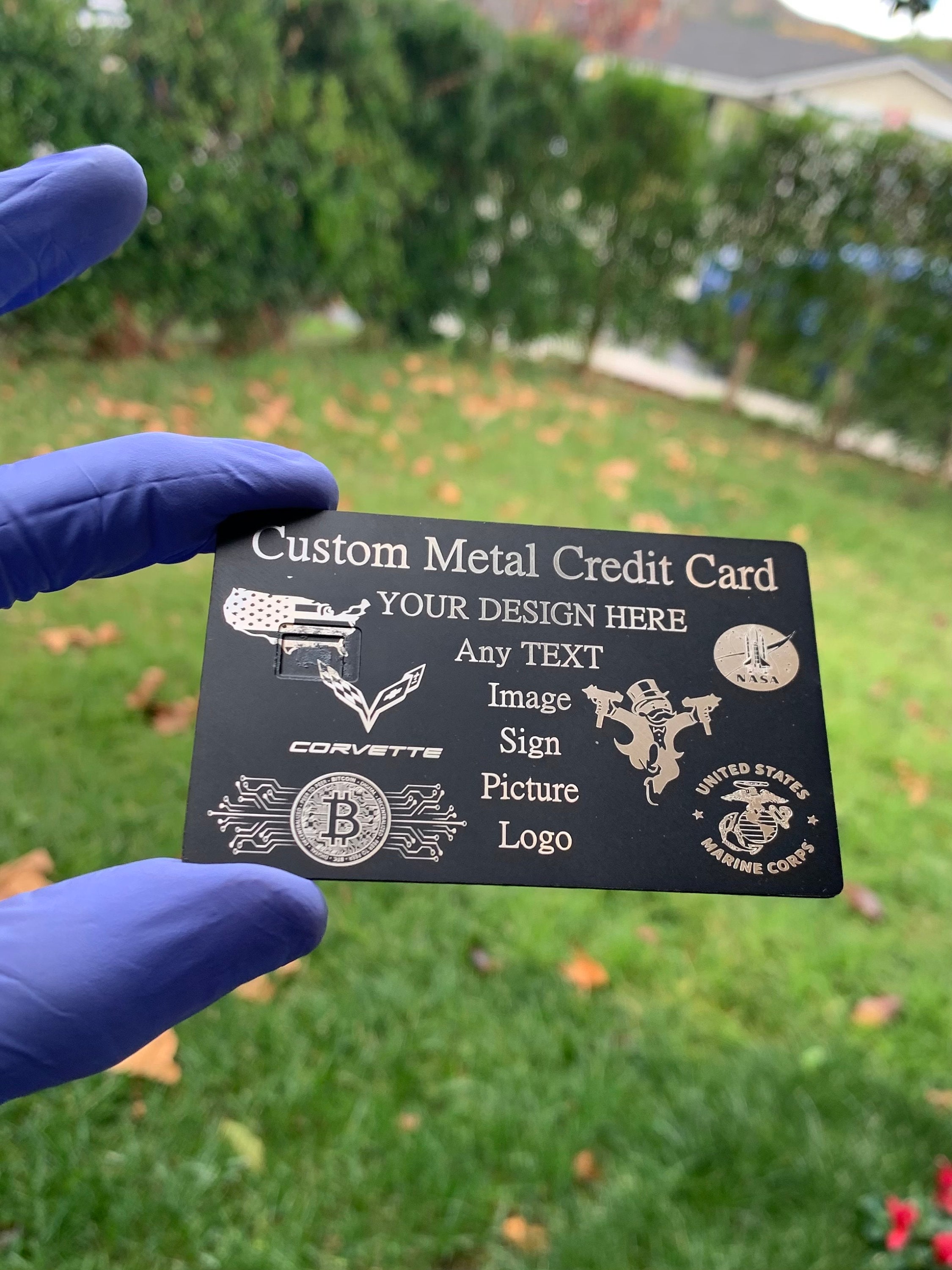 Convert Your Plastic Credit Debit Card to Metal Today Metal Credit Card,  EMV Chip Magnetic Stripe Metal Luxury Card Free Mockup Design Free - Etsy