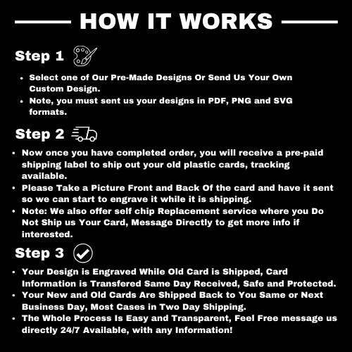 Uno Reverse Card METAL Convert Your Plastic Card to Metal Today Metal