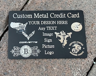Convert Your Plastic Credit Debit Card to Metal Today Metal Credit Card, EMV Chip Magnetic Stripe Metal Luxury Card Free Mockup Design Free