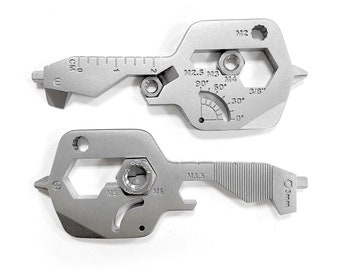 20 in 1 Multi Tool Keychain Gift Multi Tool Gadget Tool Keychain Easy Pocket Gadget Tool Keychain Used in Everyday Tasks One Gadget For All
