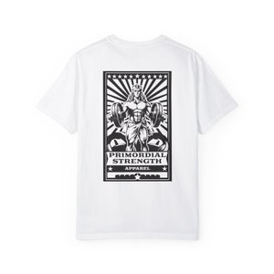 Maglietta unisex per sollevamento pesi primordiale, maglietta da allenamento, maglietta da palestra, copertura per pompa, maglietta per sollevamento pesi, maglietta per bodybuilding, maglietta per esercizi