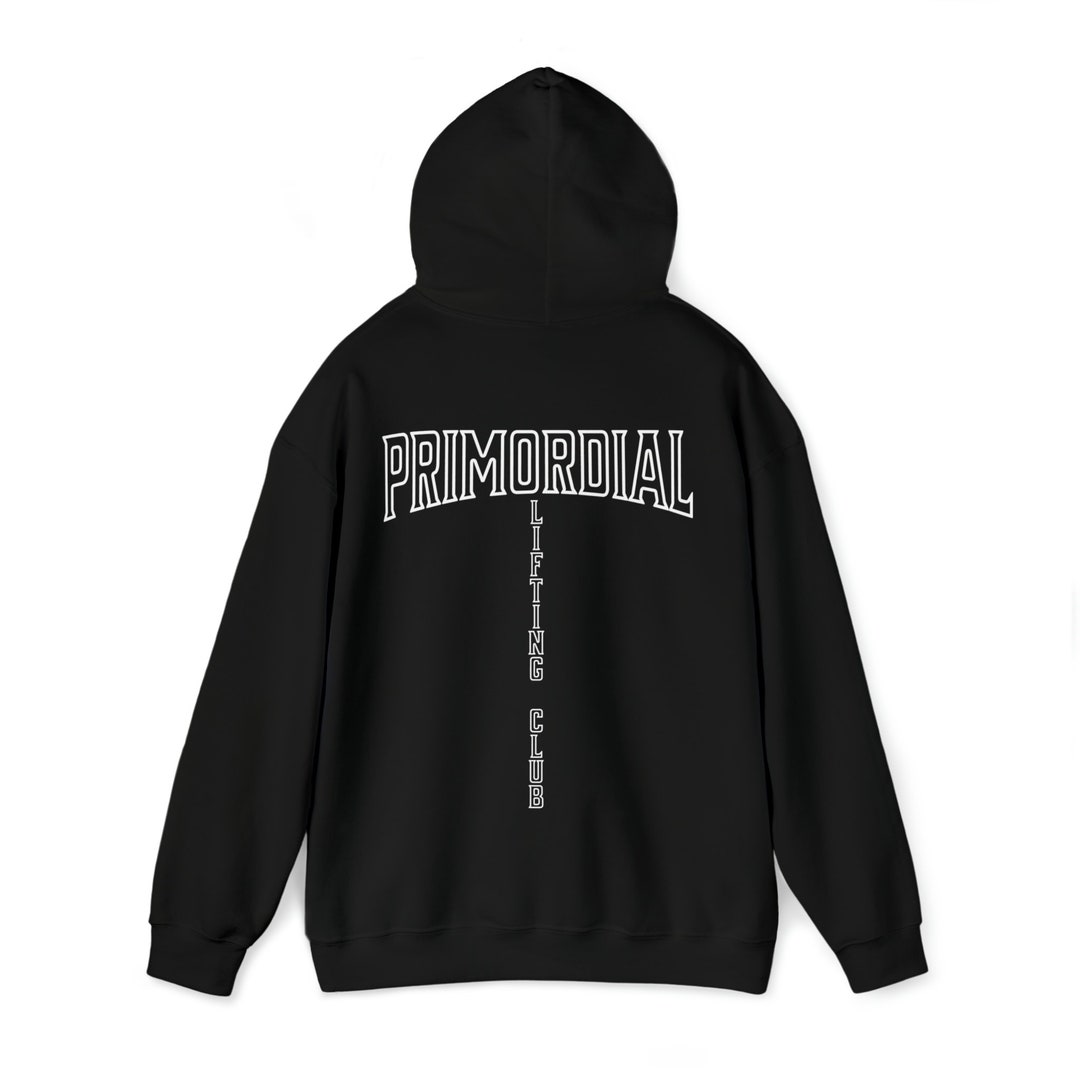 Primordial Lifting Club Hoodie Workout Hoodie Gym Hoodie Etsy