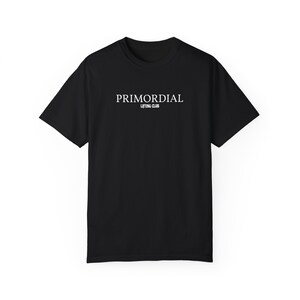 Maglietta classica unisex Primordial Strength, Camicia da allenamento, Camicia da palestra, Copertura per pompa, Camicia per sollevamento pesi, Camicia per bodybuilding, T-shirt per esercizi
