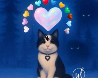 The Pearl Heart of 13 Cats | Illustrated New Year Fairy Tale PDF | Digital Children’s Storybook (Russian Language Edition)