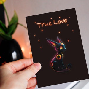 Feier der Liebe mit bezaubernden Pokemon - Postkarte