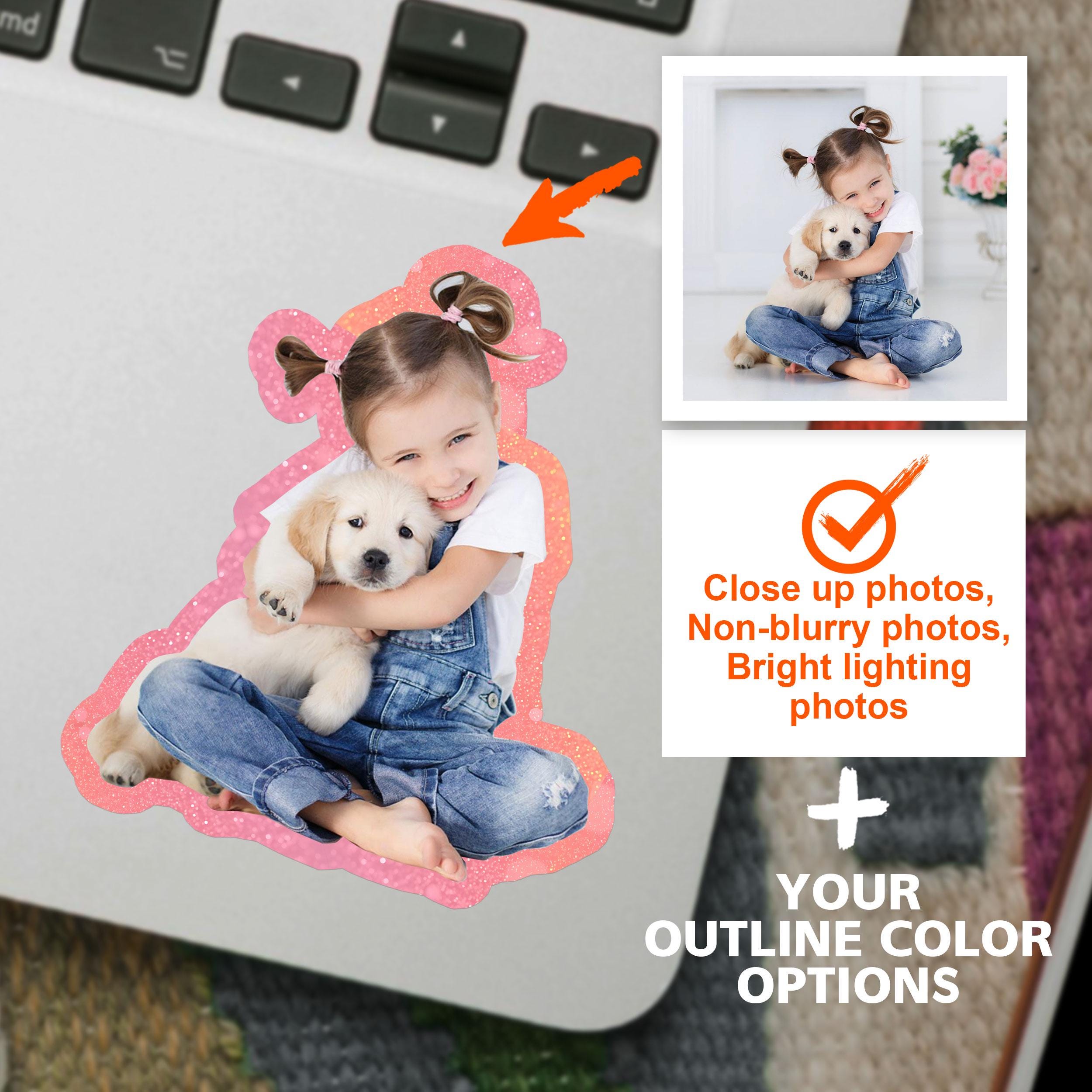 Custom Sticker With Your Photo/vinyl Waterproof Sticker/personalized ...