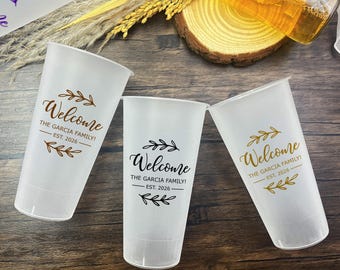 Custom Housewarming Party Cups, Housewarming Gift, Home Number Frosted Cups, Zip code cups, Home Sweet Home, Family Home Cups, Party Decor