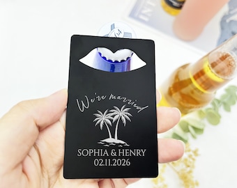 Personalized Bottle Opener Wedding Favors, Custom Engraved Bottle Opener Favor, Wedding Souvenir, Bottle Opener for Engagement, Wedding Gift