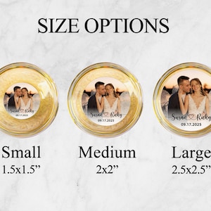 EDIBLE Cocktail Topper/custom Photo Wedding Drink Topper/wedding ...