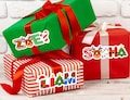 Personalized Christmas Present Labels/Custom Name Tags/Christmas Sticker/Christmas Name Labels for Holiday Gifts/Christmas Gift Tag Stickers