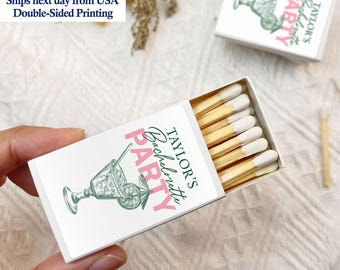 Personalized Bachelorette Matches/Bach Party Favors in Bulk/Custom Bachelorette Match Boxes/Wedding Bridesmaid Gifts/Valentine's Day Gifts
