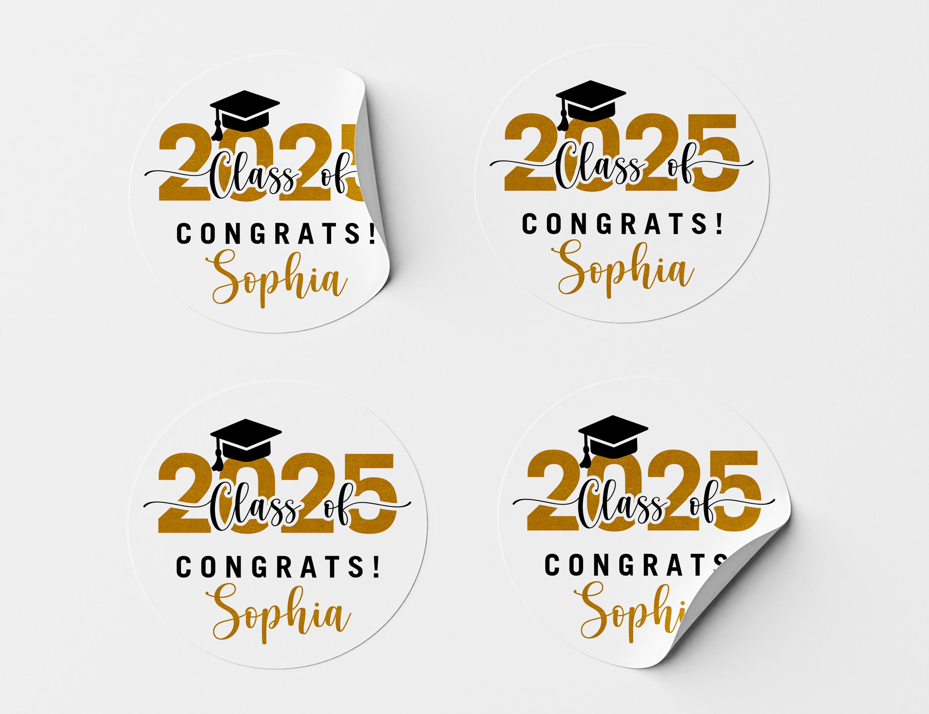 Class of 2025 Graduation Custom Stickers/graduation Envelope Seal ...