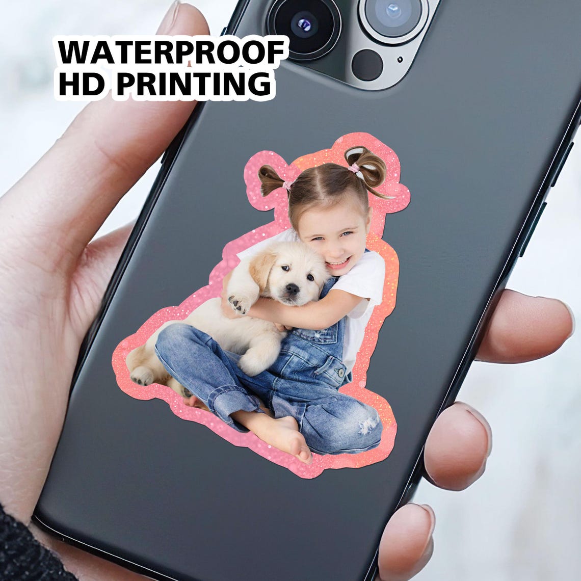 Sticker Potrait Custom Sticker With Your Photo/vinyl Waterproof Sticker/personalized ...