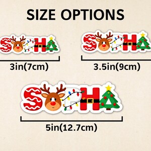 Personalized Christmas Present Labels/Custom Name Tags/Christmas Sticker/Christmas Name Labels for Holiday Gifts/Christmas Gift Tag Stickers image 2