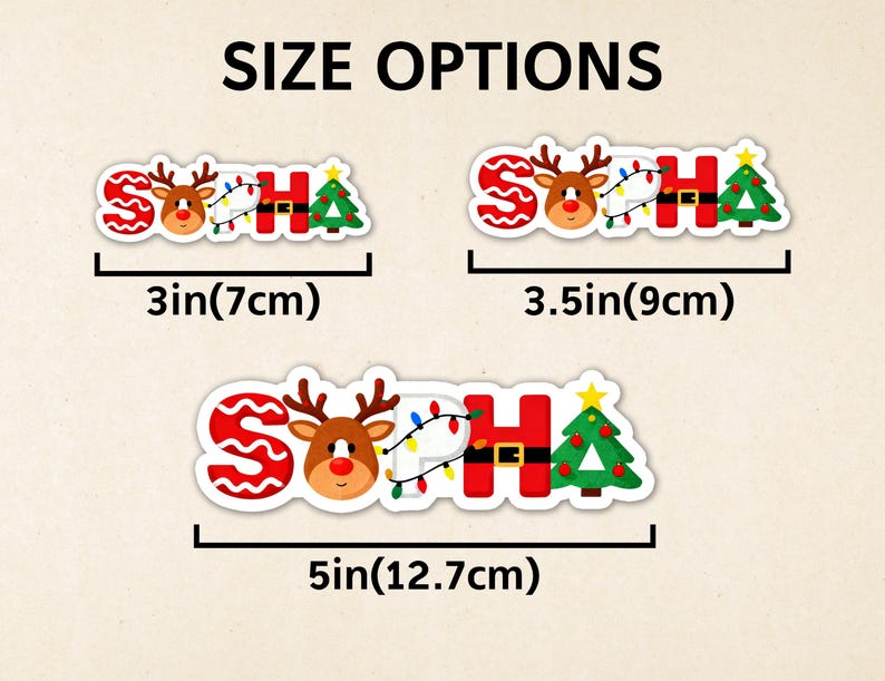 Personalized Christmas Present Labels/Custom Name Tags/Christmas Sticker/Christmas Name Labels for Holiday Gifts/Christmas Gift Tag Stickers image 2