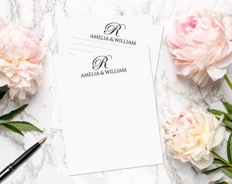Custom Wedding Notepad, Personalized To Do List Notepad, Wedding Guest Books, Wedding Gift for Guest, Co Worker Gift, Teacher Notepad Favors
