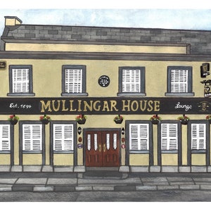 The Mullingar House, Mullingar Terrasse, Chapeaulinizod, Dublin 20 A4 Druck Irland Kunst