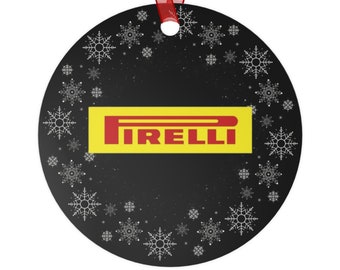 Firelli Christmas Tree Ornament F1 Formula One Racecars vintage mclaren ferrari tires cars cool snowflakes teen room decor