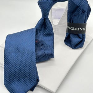 Royal Blue Men Tie , Dark Navy Blue Floral Tie, Mens Necktie Wedding, Ties With Matching Pocket Square Option,Groomsmen Accessories,