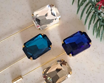 Elegante strass bruiloft reversspeld: handgemaakte bruidsjonkers boutonnières