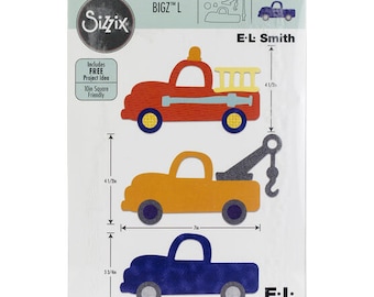 Sizzix Bigz L Die - Fire & Tow Truck